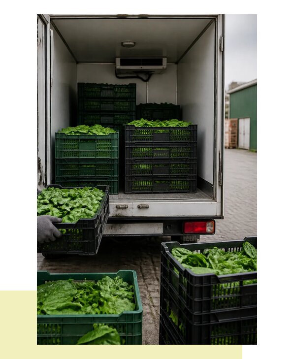 Перевозка шпината в Пыть-Ях с сохранением свежести продукции